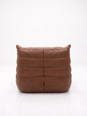 Fauteuil Relax Composé – Cuir Véritable et Lin, l'Alliance Signature