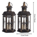 Scandinavian Metal & Glass Lantern