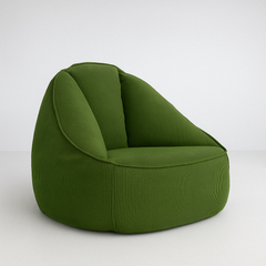 Pouf Poire en Velours Côtelé – Fauteuil d’Appoint Confortable