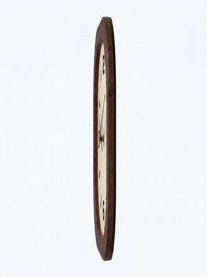 Square Wood-Effect Wall Clock Noma