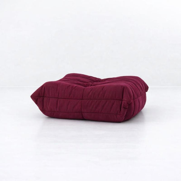 Ottoman Relax Sculptural en Tissu – Design & Confort